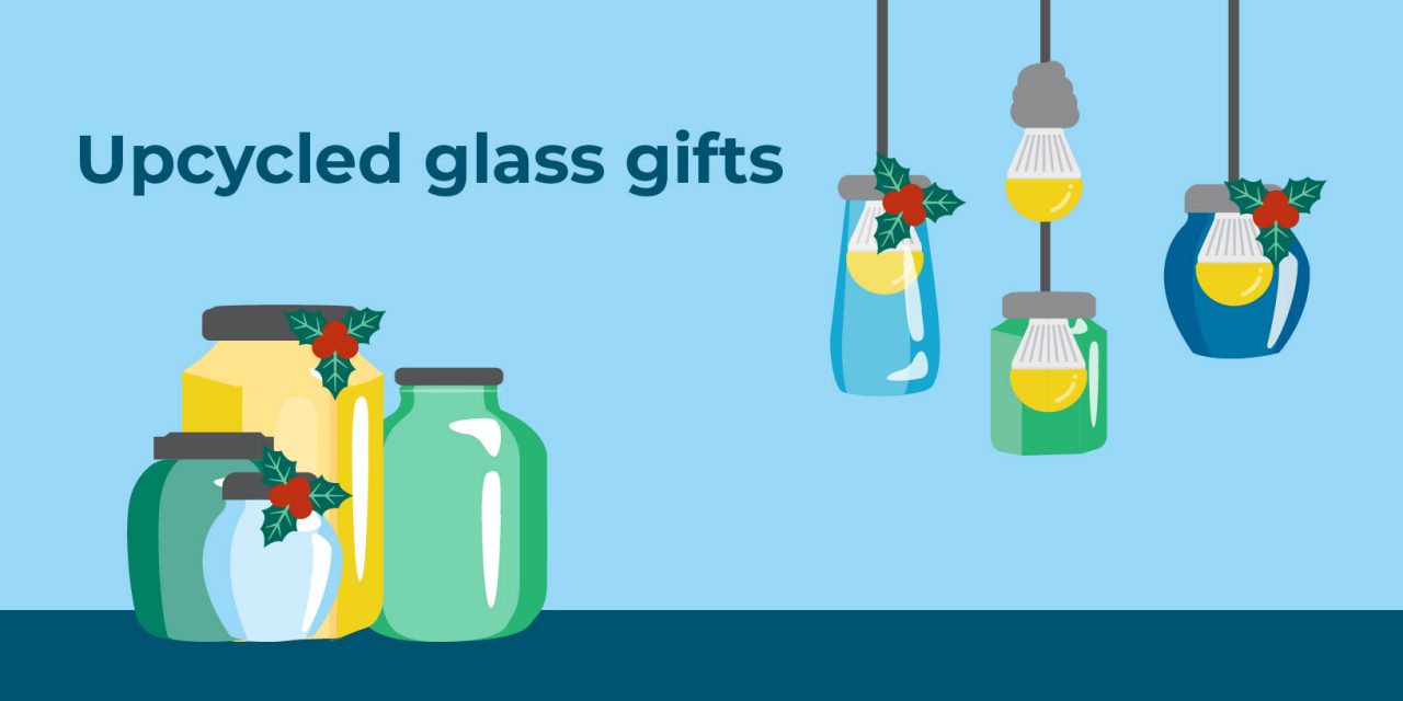 Upcyled glass gifts