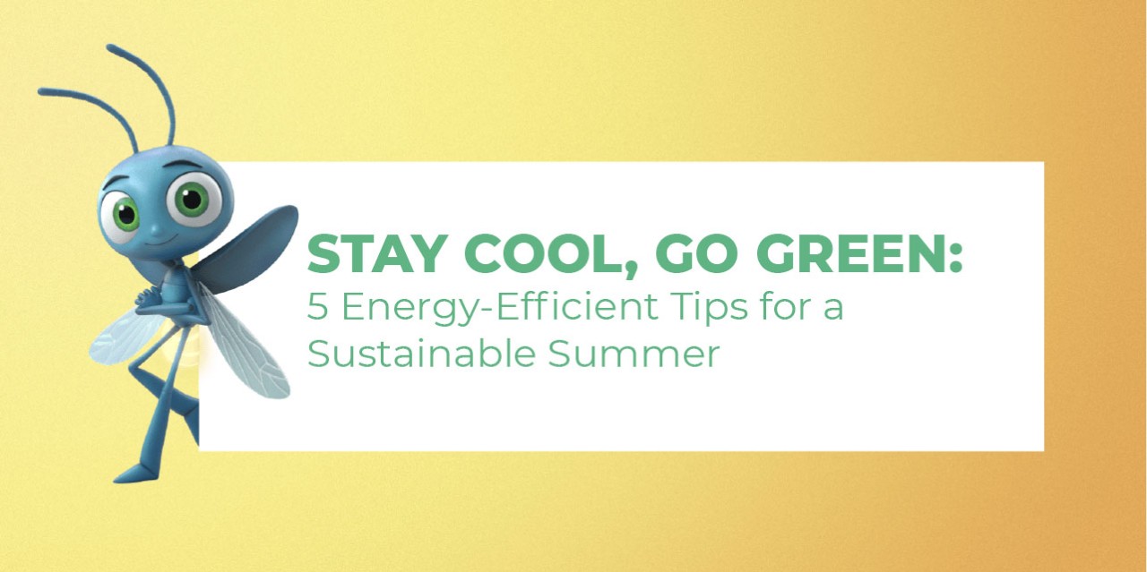 Stay cool, go green with gme firefly mascot