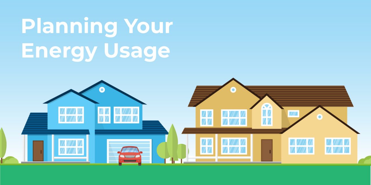Planning your energy usage