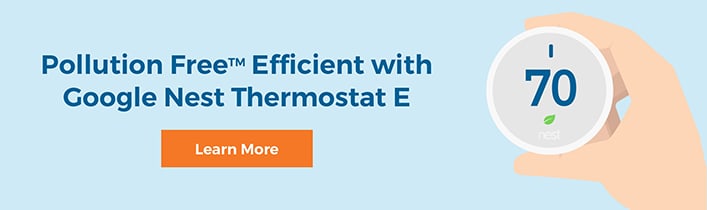 Pollution Free Efficient with Google Nest Thermostat E. 