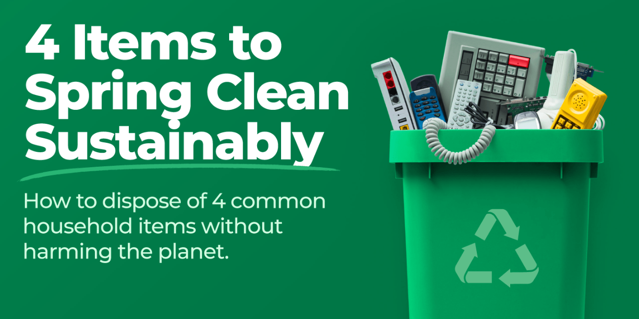 Spring clean sustainably